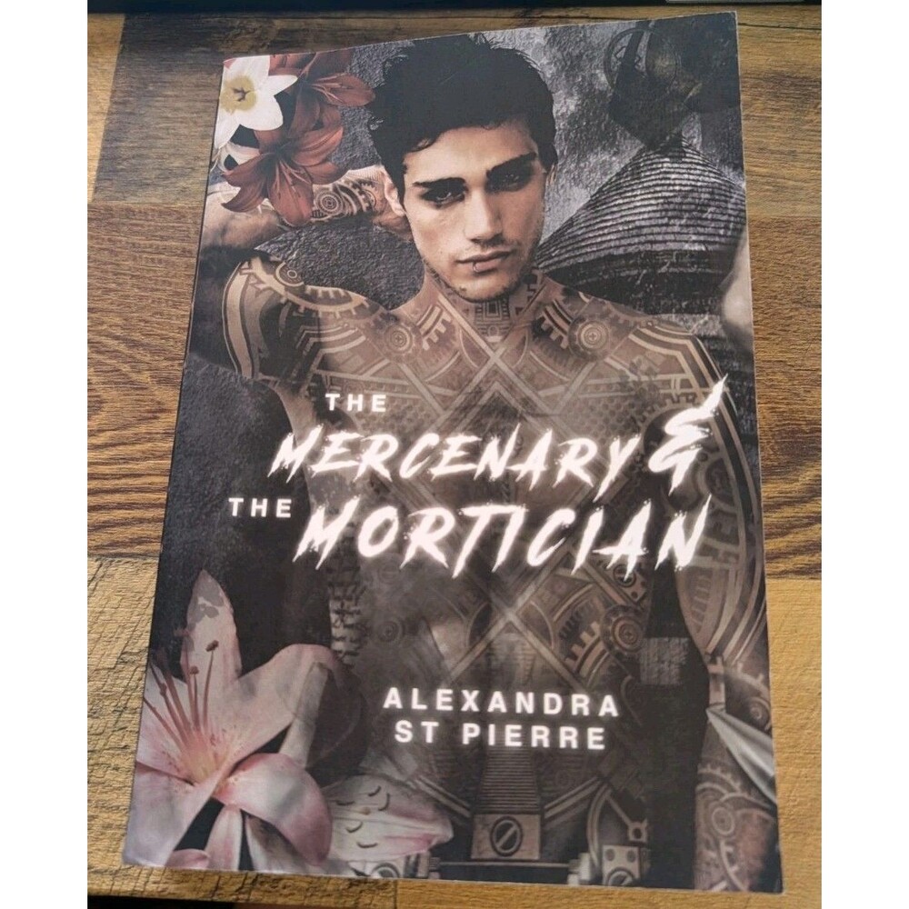 The Mercenary & The Mortician Alexandra St Pierre Black Cat Indie OOP Paperback